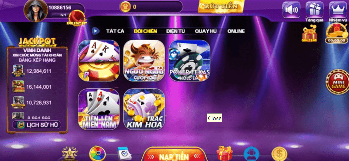 Hướng dẫn chơi game GB68