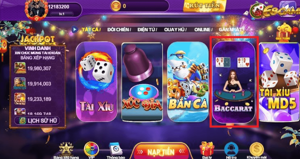 Game bài GB68: Baccarat