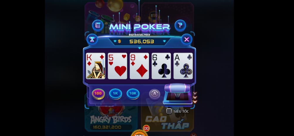 Hướng dẫn chi tiết cách chơi Mini Poker 68GB