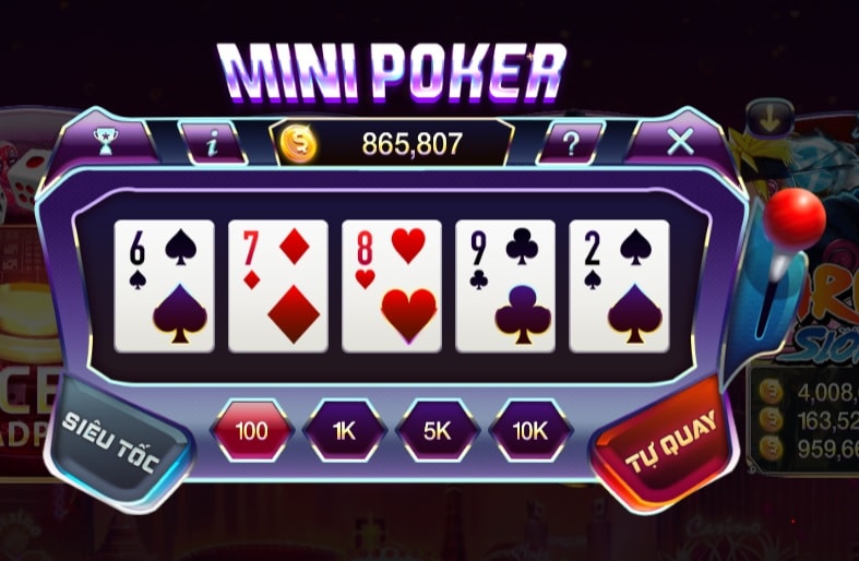 mini poker 789 club 3 1