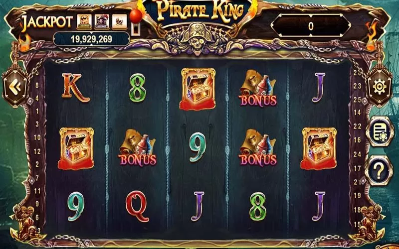 Làm giàu cùng tựa game Nổ hũ Pirate King tại cổng game 68GB